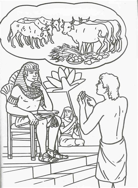 Joseph In Egypt Coloring Pages | Sunday school coloring pages, Sunday school activities, Bible