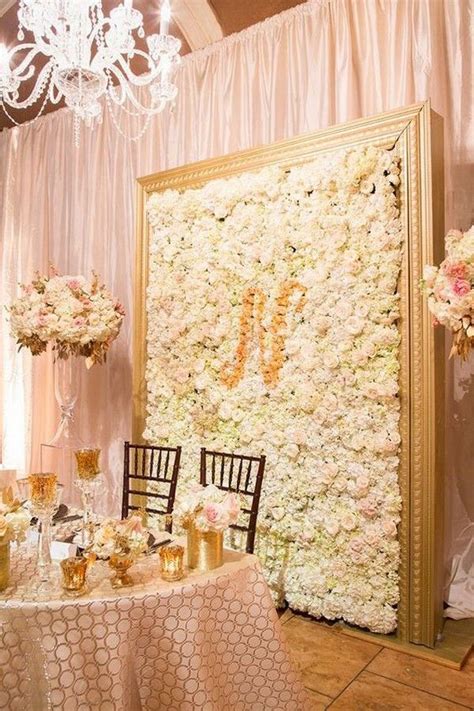 10 Brilliant Flower Wall Wedding Backdrops For 2018 Oh Best Day Ever