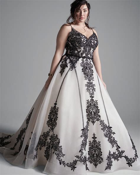 ️ Top 15 Plus Size Black Wedding Dresses 2023 Hi Miss Puff