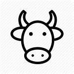 Icon Animal Cow Farm Vectorified