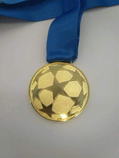 European Soccer League Champions Golden Medal Blank Edition Collection