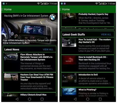 The app collects news from so, these are the best tech news apps which you can use on your android smartphone. 9 Best Hacking Apps For Android - TechViola