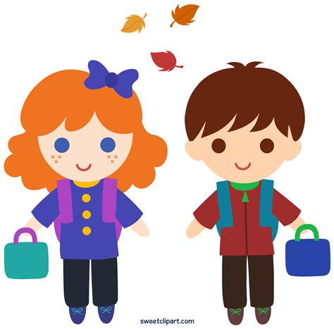 Back To School Kids Clipart Free Clip Art