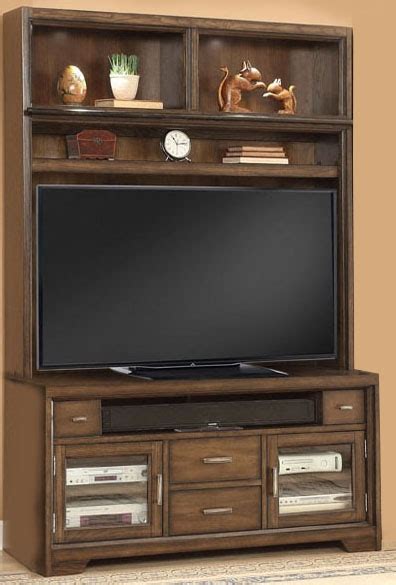 Meridien 2 Piece 60 Inch Tv Console Entertainment Center In Burnished