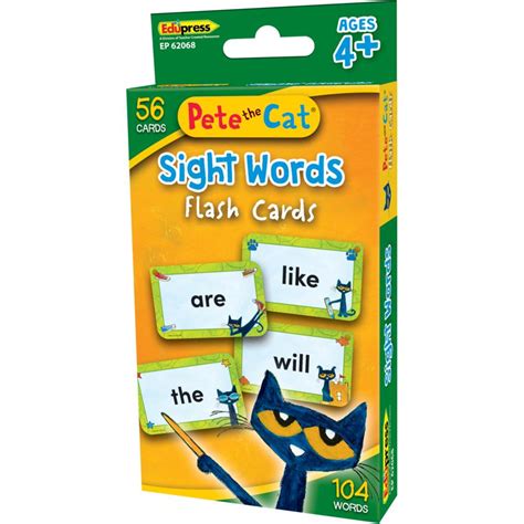 Knowledge Tree Teacher Created Resources Pete The Cat Sight Words