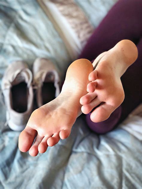 Love How Inviting My Soles Still Look After A Nice Sweaty Workout