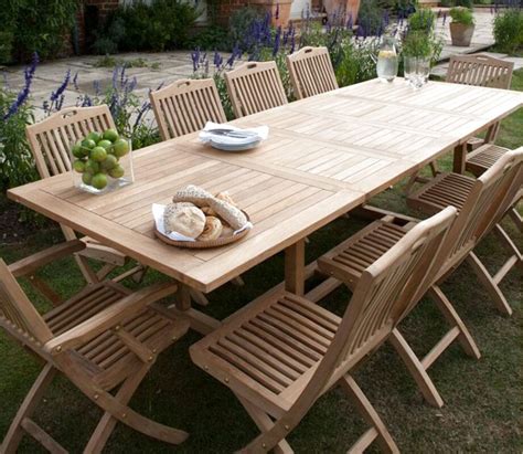 Wooden Extendable Garden Table For Sale In Uk 23 Used Wooden