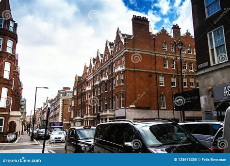 Red Brick Historic Buildings In English Style On Park Street And North