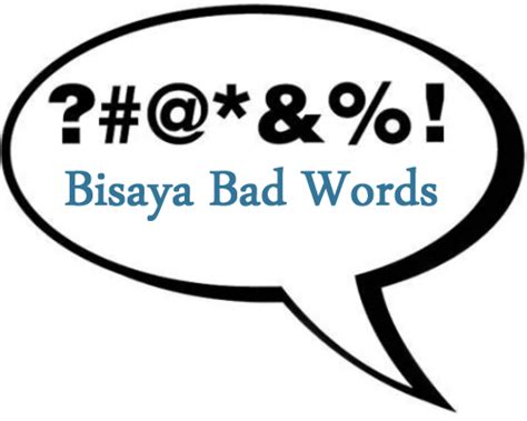Common Bisaya Swear Words Bisdak Words