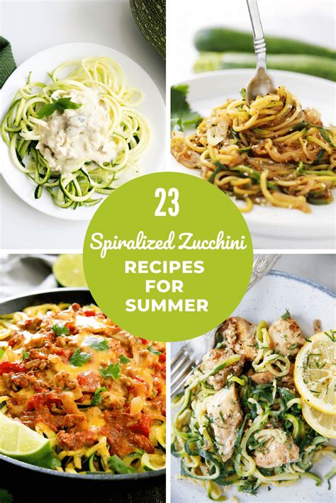 23 Spiralized Zucchini Recipes For Summer Super Healthy Kids