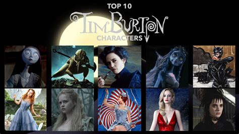 My Top 10 Favorite Tim Burton Female Characters By Jackskellington416