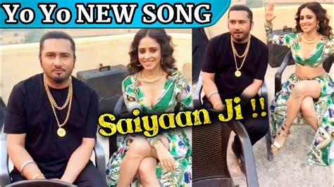 On Set Yo Yo Honey Singh And Nushrat Bharucha New Song Saiyaan Ji Shooting Youtube