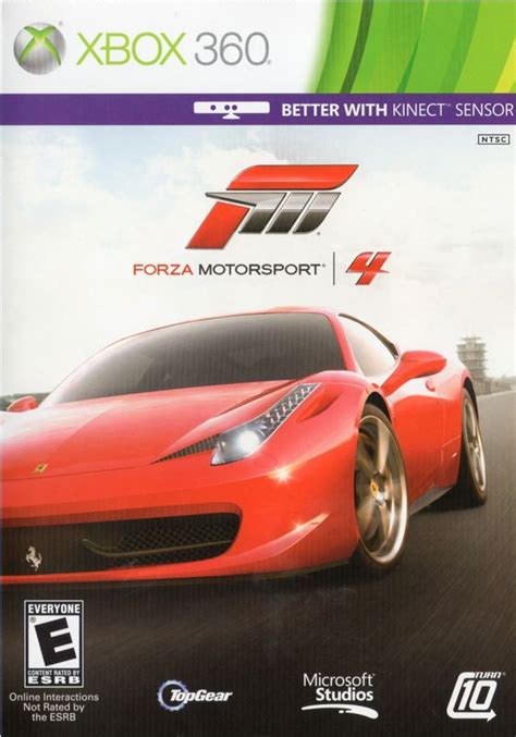 forza motorsport 4 cover or packaging material mobygames