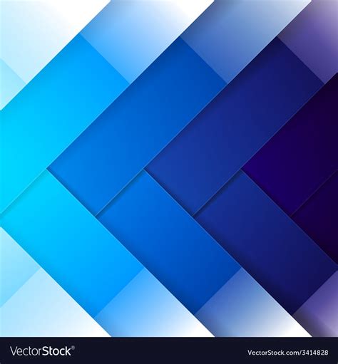 Abstract Blue Shining Rectangle Shapes Background Vector Image