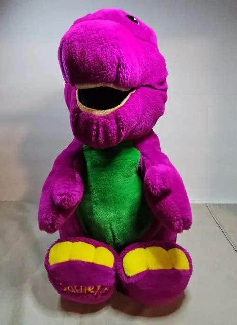 Vintage Original Barney The Dinosaur Plush Toy Dakin Lyons Group 1992