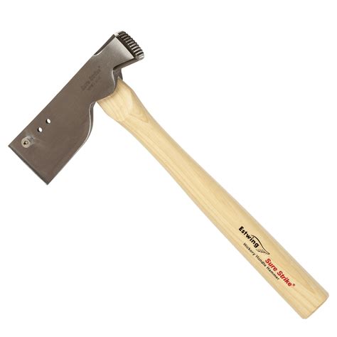 Roofing Hatchet With Replaceable Gauge And Fixed Blade Triple Wedge