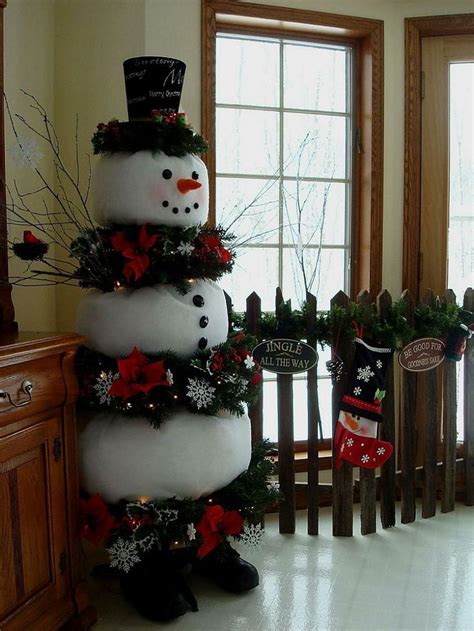 Check spelling or type a new query. 29 Fun Snowman Christmas Decorations For Your Home | DigsDigs