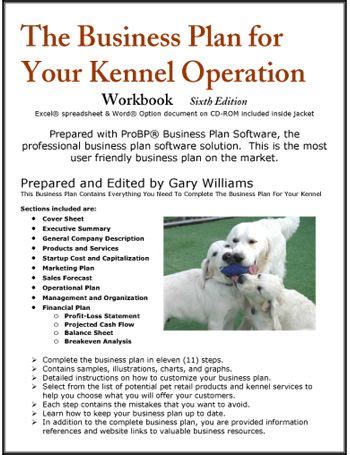 We rely on donations from friends like you to rescue, shelter, and find homes for pets. The Business Plan for Your Dog Kennel Operation @Nicole ...