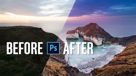 Editing Landscape Photos In Photoshop Before After Youtube