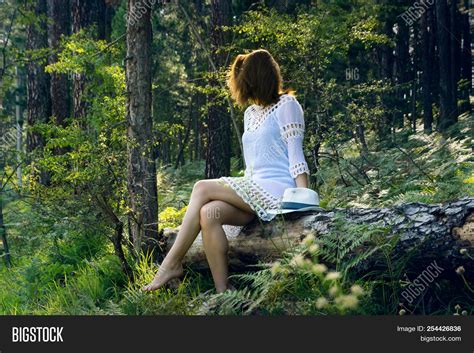 Beautiful Girl Forest Image And Photo Free Trial Bigstock
