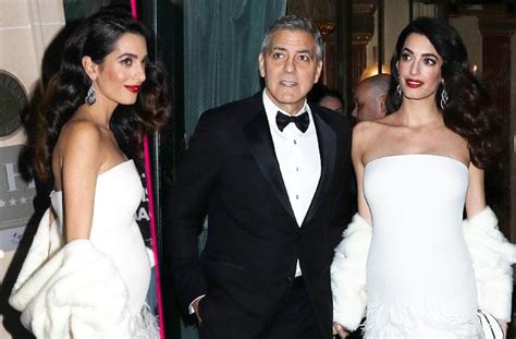 Amal Clooney Pregnant Twins Paris Photos George Clooneys Wife Is Stunning At Cesar Awards
