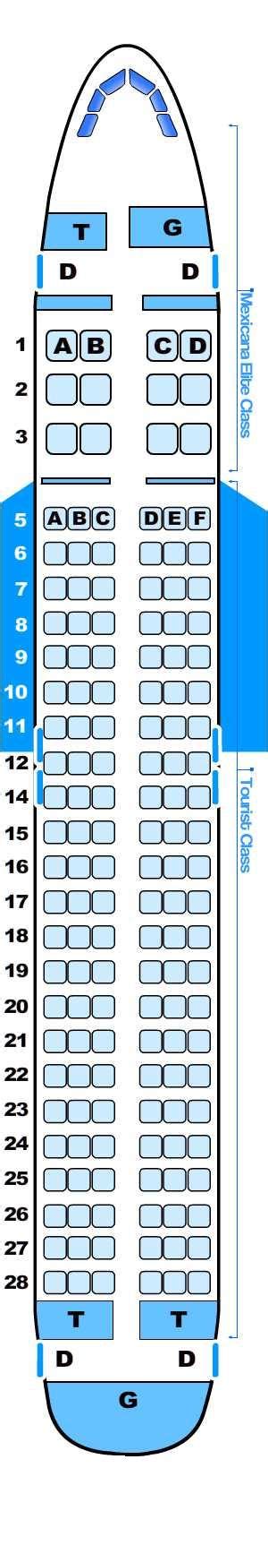 Seat Map Airbus A320 200