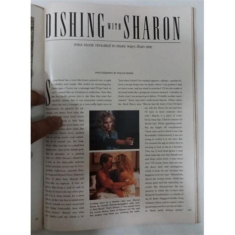 Sharon Stone Cover Girl Playboy Magazine July Hobbies Toys