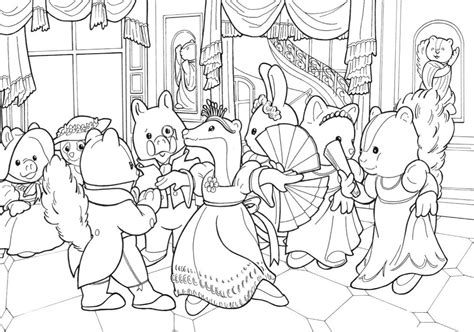 Sylvanian families is a dollhouse series from japan, which has been a success around the world. Calico Critters Coloring Pages to download and print for free