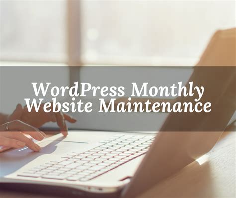 Wordpress Monthly Website Maintenance Retainer Collymore Marketing