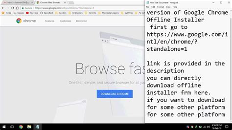 How to install and setup the google chrome browserdownload google chrome and get the essentials up and running.great if you need or want a new web browser. Google Chrome Offline Installer Official (Full Setup) Latest Version - YouTube