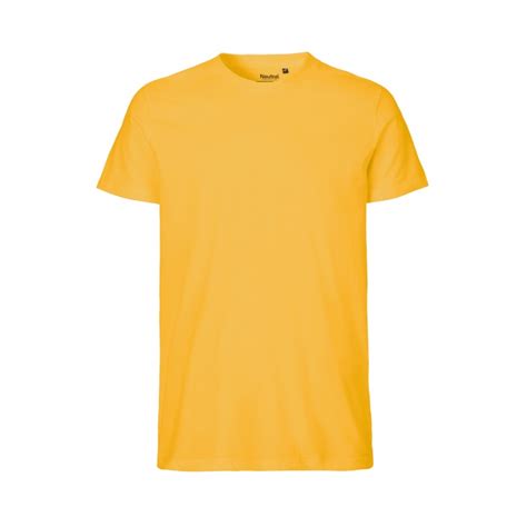 O61001 Mens Fit T Shirt Yellow Gildan