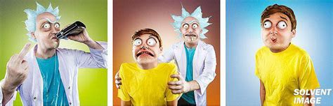 These Real Life Rick And Morty Portraits Are Totally Freaky