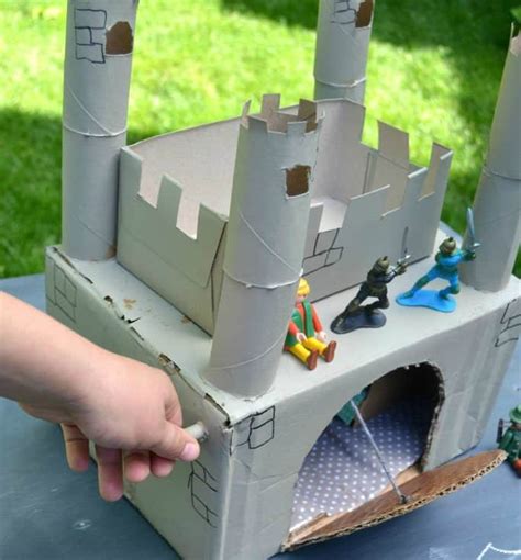 Waste Material Craft Ideas For Kids Make A Homemade Castle