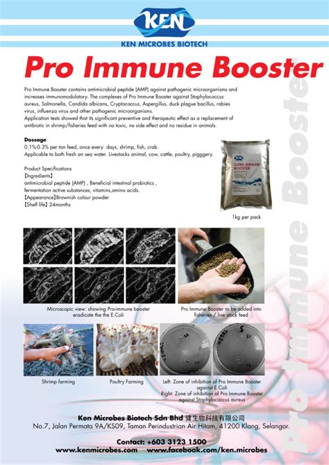 The following data of trade reports comes from customs data. Pro Immune Booster | Ken Microbes Biotech Sdn Bhd