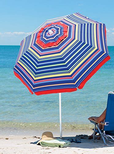 Rio Beach 6 Foot Upf 50 Tilt Beach Umbrella With Wind Vent Pricepulse