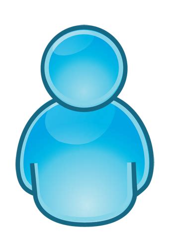 Person Blue Icon Transparent Person Bluepng Images And Vector