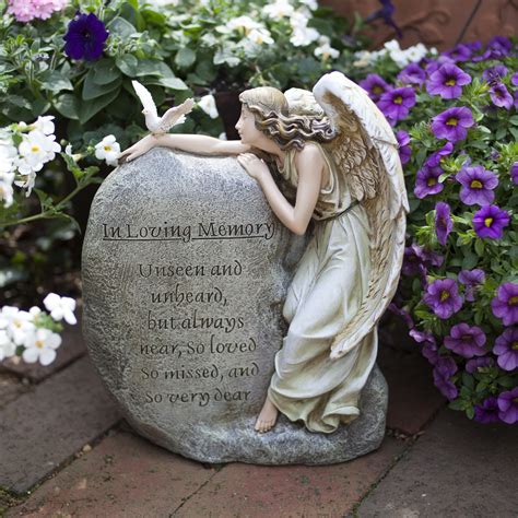 Memorial Angel Garden Figure The Catholic Company