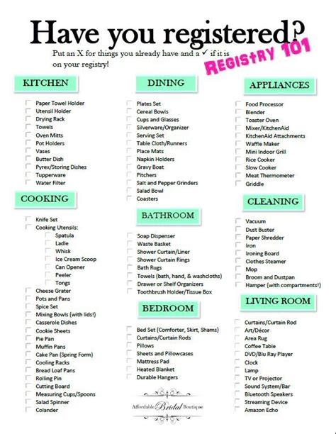 Check This Out Before You Start Your Registries Wedding Registry