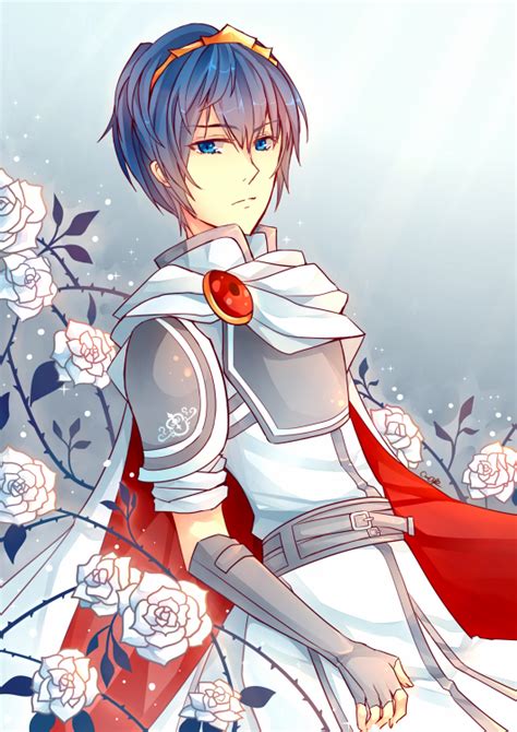 Fe A Sparkly White Marth By Camikawaii On Deviantart Fire Emblem