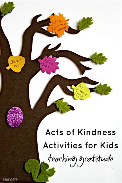 I have broken up 18 acts of kindness into 4 categories; The Educators' Spin On It: Raising a Kind Hearted Kid | 12 ...
