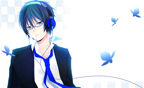 Anime Boy With Headphones