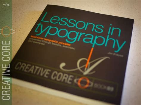 Lessons In Typography Ppt