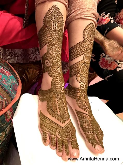 Top 10 Latest Bridal Feet Henna Designs Henna Tattoo Mehndi Art By Amrita