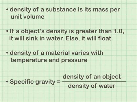 Density For Kids Information Examples Definition Formula