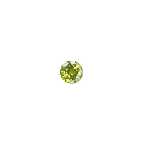 Gem Peridot Natural 7mm Faceted Round A Grade Mohs Hardness 6 12