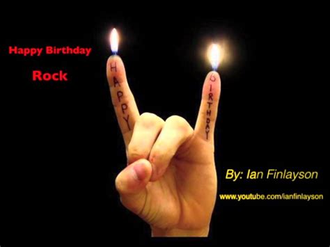 Happy Birthday Rock Youtube