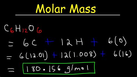Although the name usually shows the order of the atoms or compounds, how. How To Calculate The Molar Mass of a Compound - Quick ...