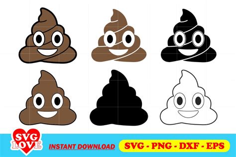Poop Emoji Svg Files Cricut