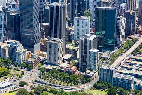 Aerial Stock Image Sydney Cbd