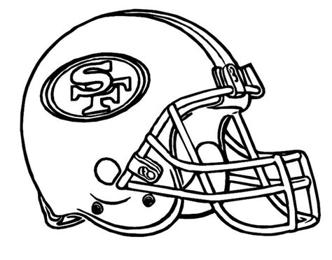 Print all of our football helmet coloring pages for free! 55 best Sports images on Pinterest | San francisco 49ers ...